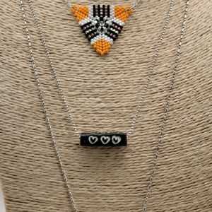 Collier multirangs Cœur en serie