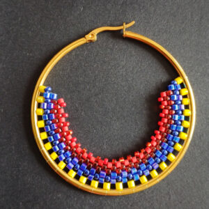 Alternative view of Boucles d'oreille Créoles Eli Bright